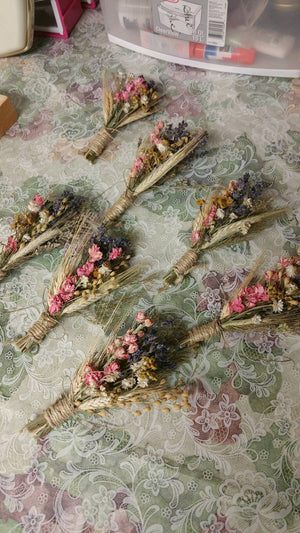 Pastel Beauty Dried Floral Bouquet | Pink Theme | Wedding and Home Decor