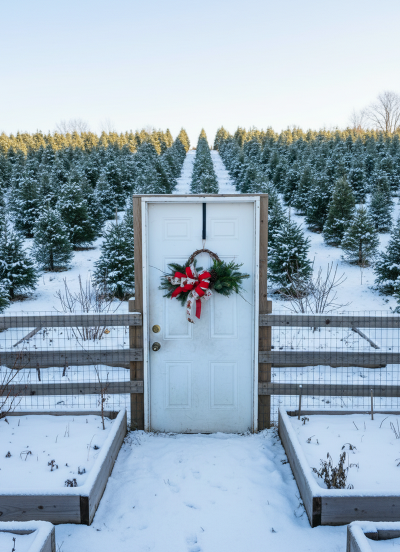 Frozen in Place, Filled with Joy: My Amherst Va. Wreath Extravaganza & The Great Snows of '25