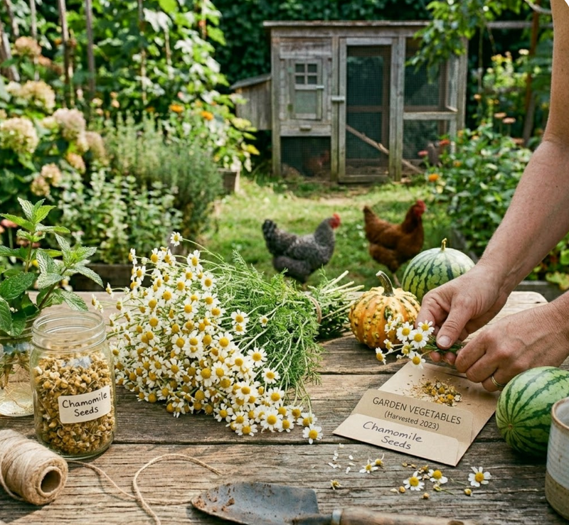 Can you use Dried Chamomile for seed?