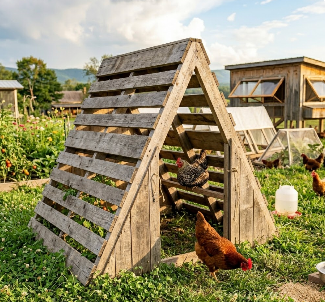 The Pallet Poultry Teepee: A Step-by-Step Construction Guide