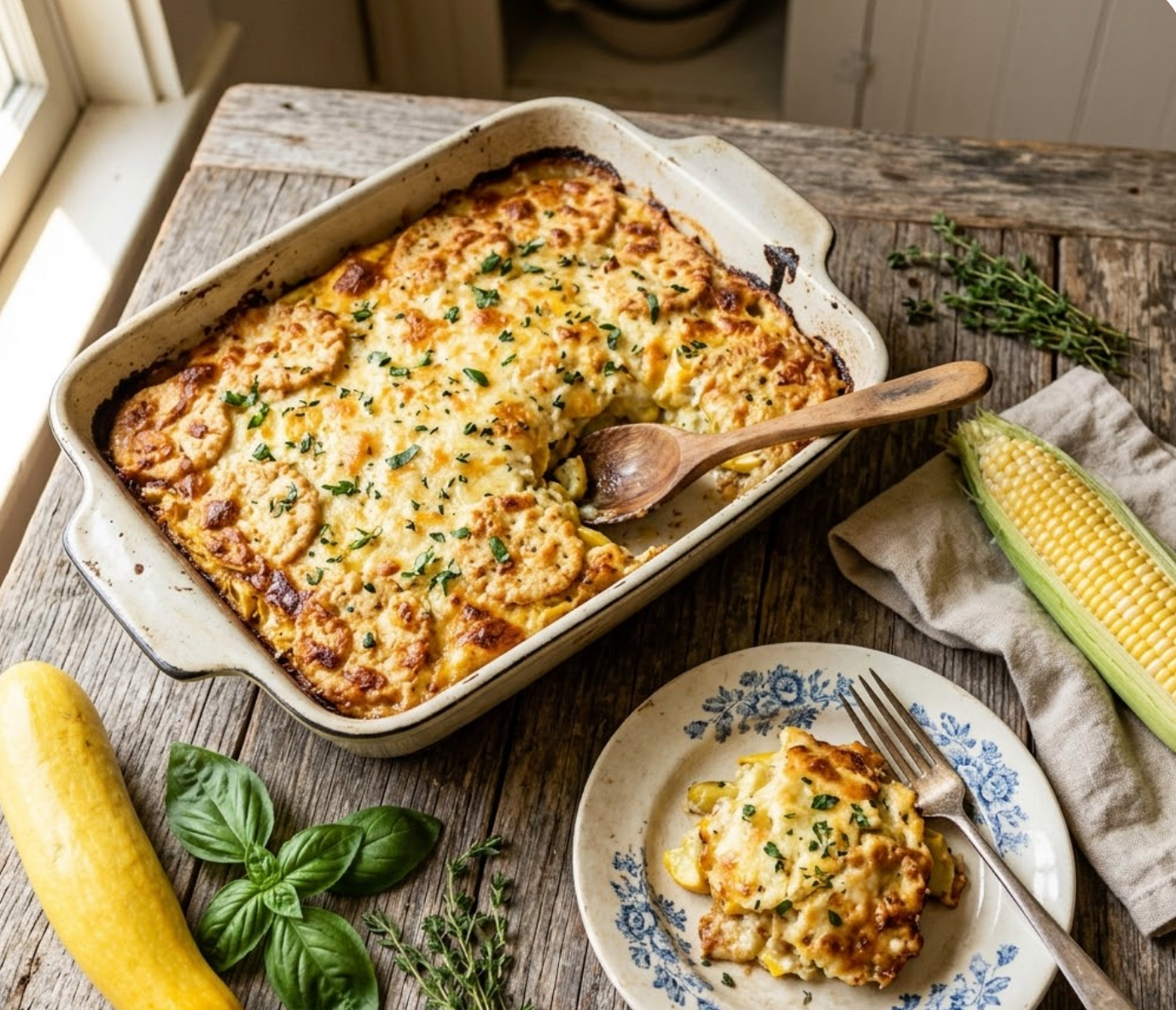 Farmhouse Kitchen Chronicles: Fresh Summer Veggie and Squash Casserole