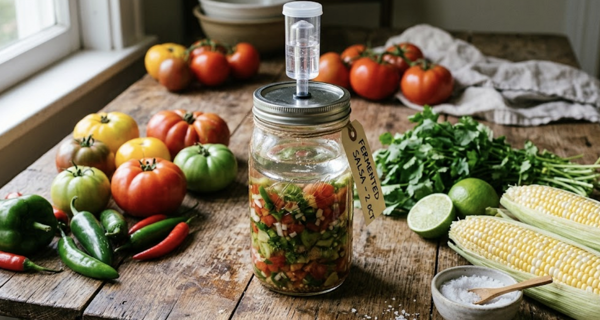 Garden-Fresh Fermented Salsa: Master Recipe and Custom Add-Ins