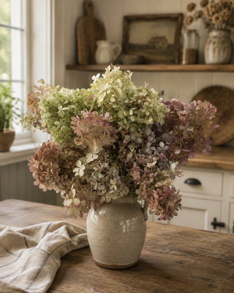 Behind the Blooms: The Art of the Harvest & Styling Your Hydrangeas