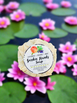 Garden Hands Soap - Lavender, Orange and Mint - 1.75 oz