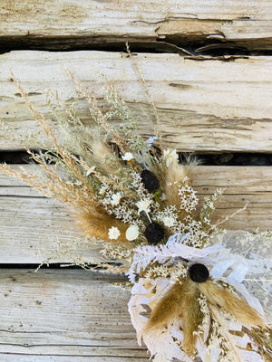 Wedding Cake Dried Floral Wedding Topper