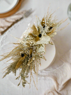 Wedding Cake Dried Floral Wedding Topper