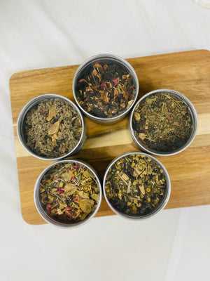 Gourmet Herbal Tea Blends-Loose Tea in Tin