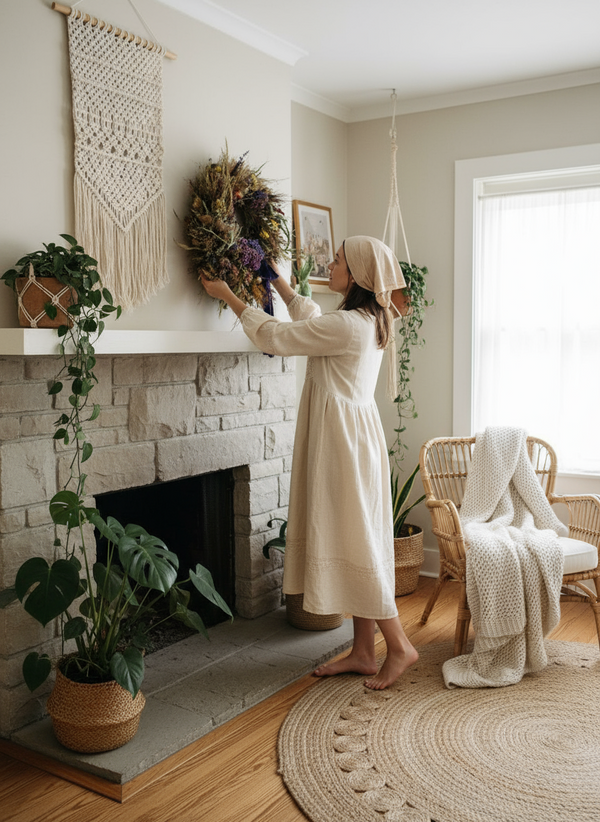 Custom Dried Floral Basic Wreath