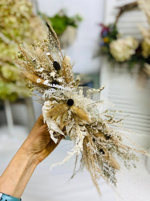 Wedding Cake Dried Floral Wedding Topper