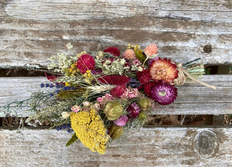 fall decor natural dried flowers floral