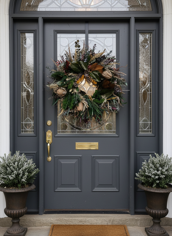 Miriam’s Infinity Preserved Greenery Winter Wreath