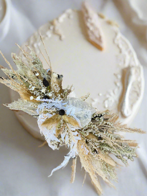 Wedding Cake Dried Floral Wedding Topper