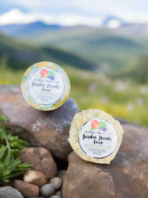 Garden Hands Soap - Lavender, Orange and Mint - 1.75 oz