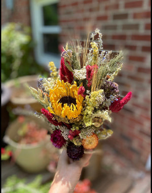 Home Decor* Dried Floral  Herbal Bouquet- Sunny