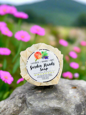 Garden Hands Soap - Lavender, Orange and Mint - 1.75 oz