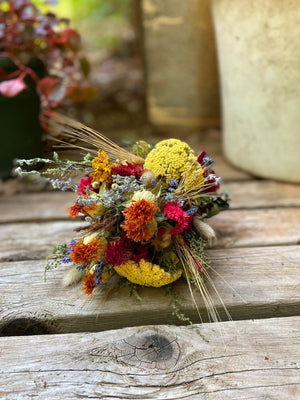 Small Bouquet*Home Decor*Herbal Dried Floral Ornament-Autumn Vintage Farmhouse Decoration*Single