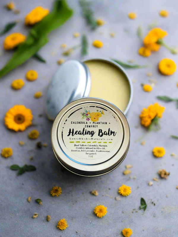 Herbal Healing Tallow Balm in Tin - All Natural