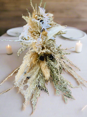 Wedding Cake Dried Floral Wedding Topper