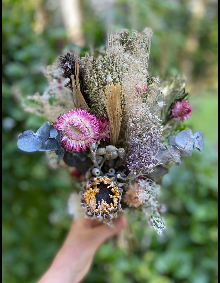 Sarah Mae XLG Dried Floral Herbal Bouquet - Laura Rhodes Naturals