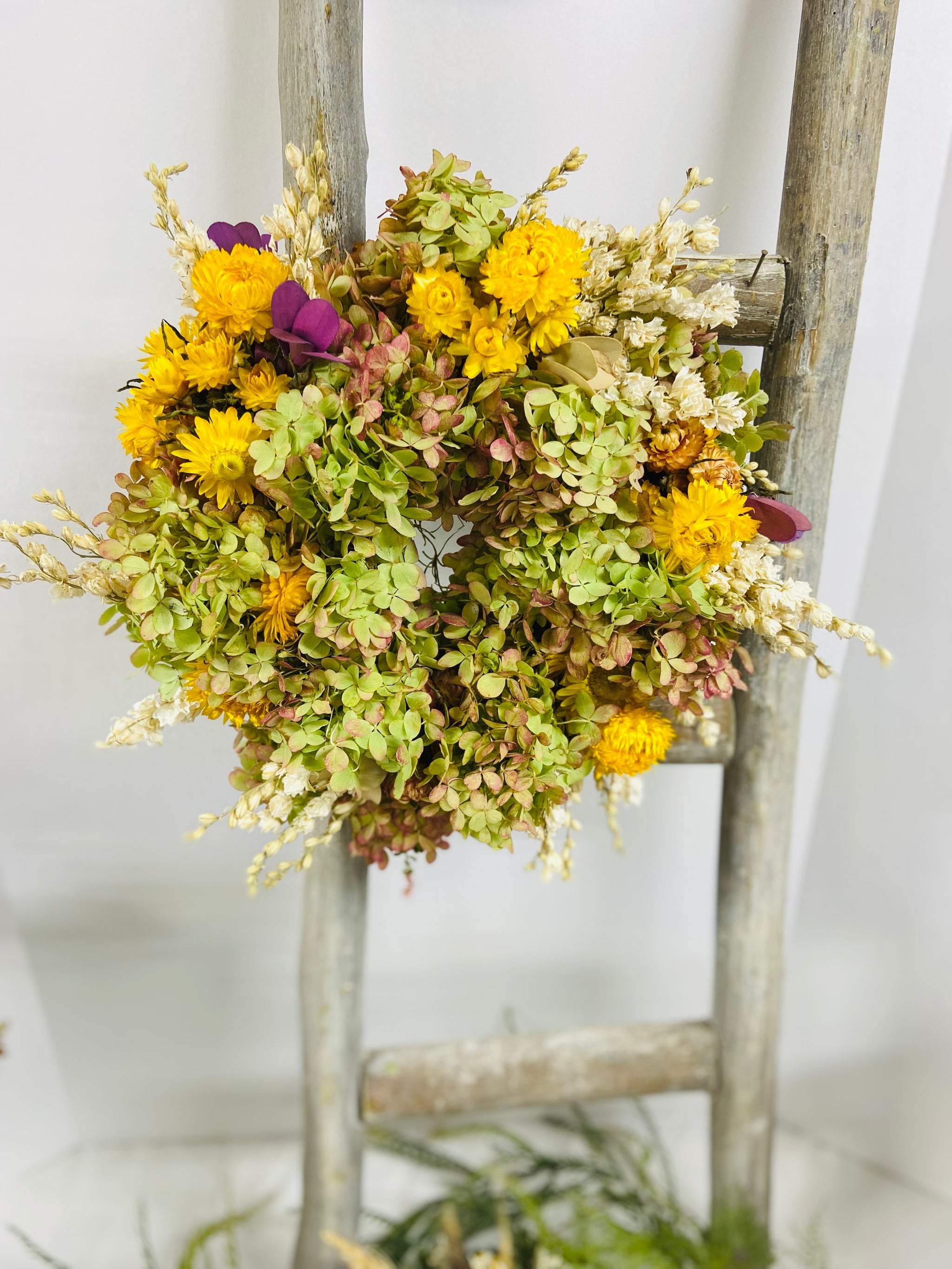 Dried Hydrangea Wreaths — Gardening Charlotte