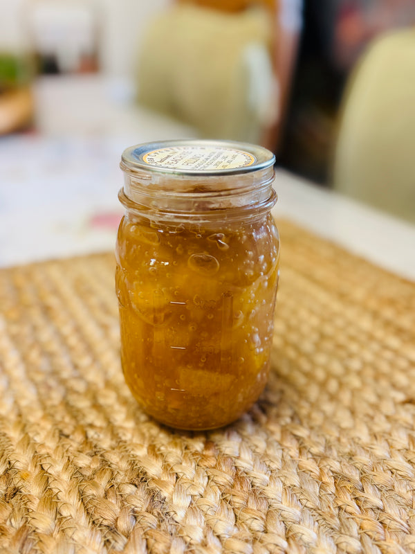 Yellow Peach Pie Filling-Pint Jar