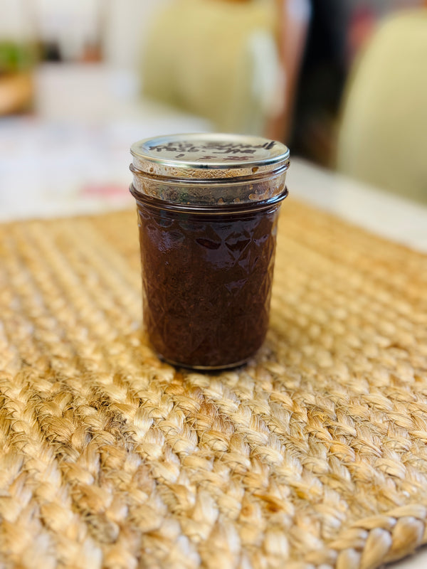Strawberry Fig Red Raspberry Jam - half Pint