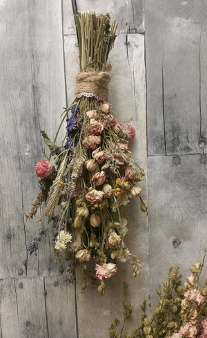 Pastel Beauty Dried Floral Bouquet | Pink Theme | Wedding and Home Decor