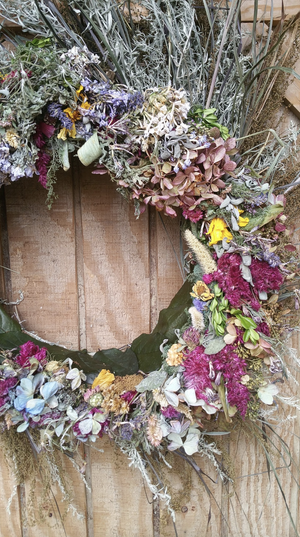 Dried Floral Rustic Wreath