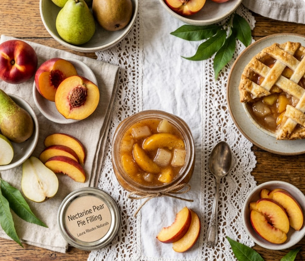 Laura Rhodes Naturals Spiced Orchard Harvest Pie Filling (16 oz Pint Jar)
