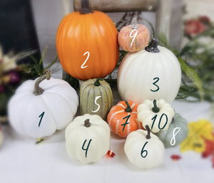 Dried Florals decorated Faux pumpkin DIY Kit | Fall decor | Table Centerpiece decor | Seasonal Decoration