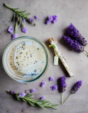 Herbal Spa Bath Salts in a test tube
