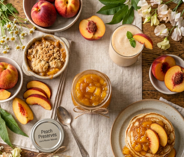 Yellow Peach Preserves - Half Pint