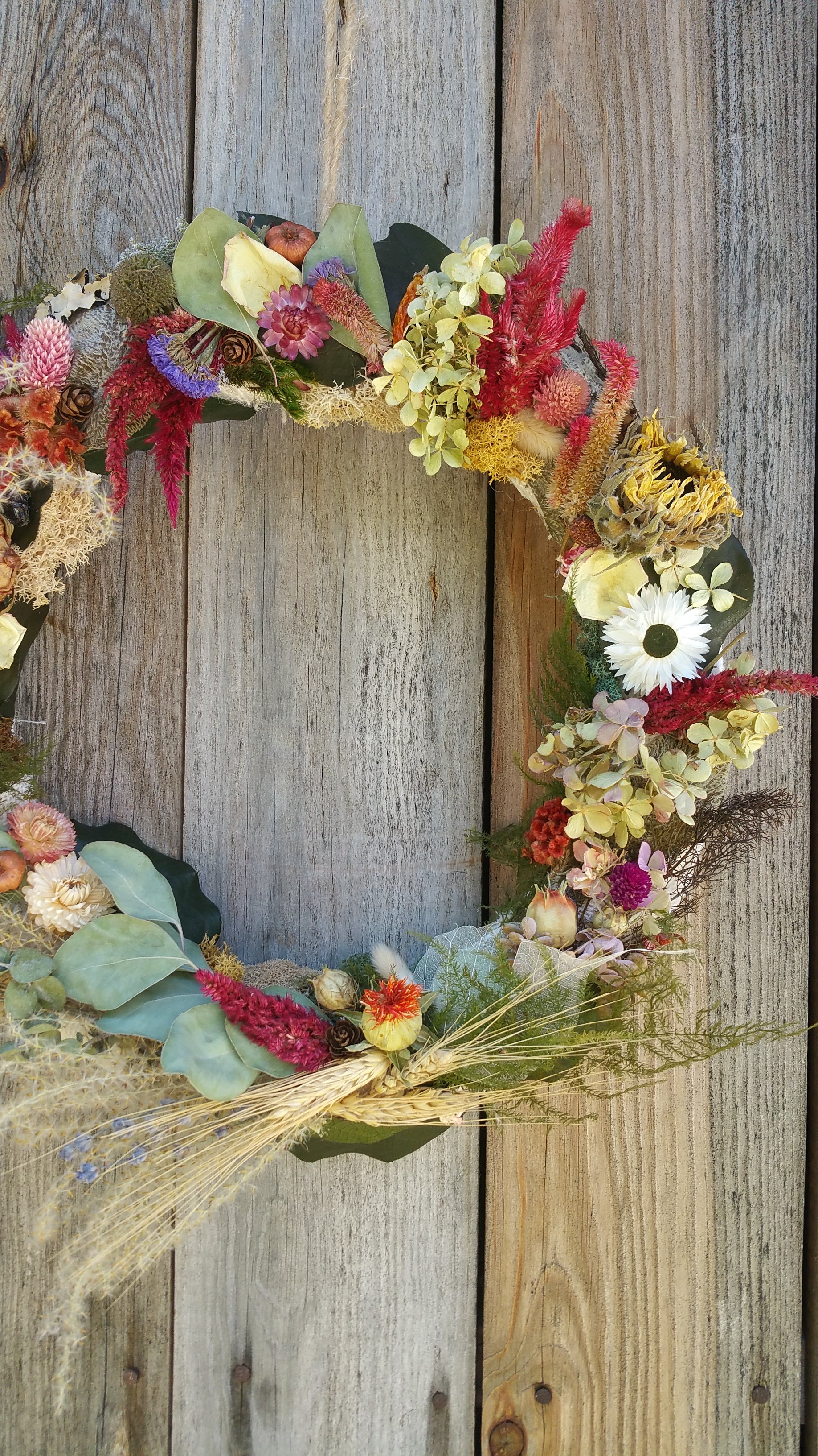 Jill Ruth & Co.: Herb Wreath  Herb wreath, Wreaths, Christmas wreaths