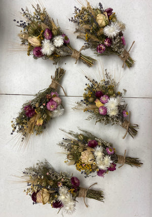 Nature's Bounty Dried Herb*Home Decor*Dried Floral Ornament-Spring theme Decoration*Small Floral Bundle*All Natural from Nature*Set of 3