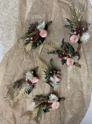 Boho Floral Ensemble: Custom Order for Fall Wedding
