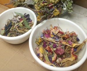 Dried Floral and Herbal Potpourri Wedding Flower Toss