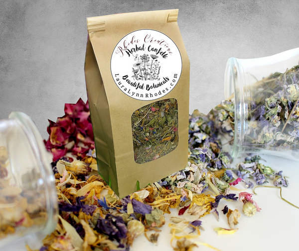 Dried Floral and Herbal Potpourri Wedding Flower Toss