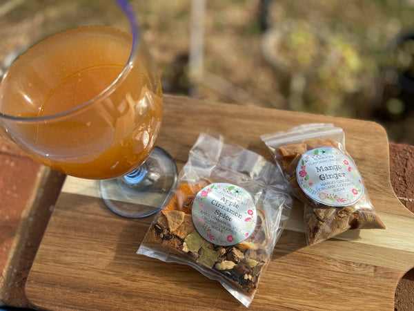 Kombucha Tea Flavoring Packet-Sample Size*Dried Fruit*Second Brew*All Natural*No Artificial Ingredients*Delicious Packets of Flavor